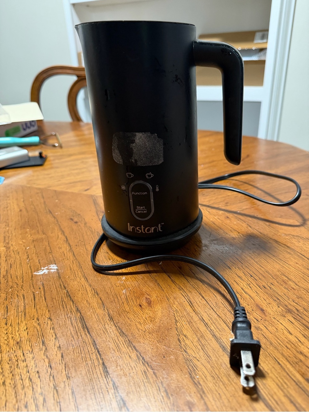 Instant Electric Milk Frother - Black